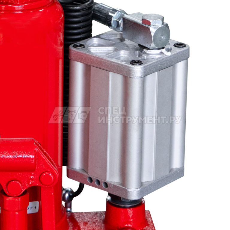 Домкрат пневмогидравлический бутылочный 12т (h min-260мм, h max-510мм, ход штока-170мм,  ход винта-80мм) GTE /1/6