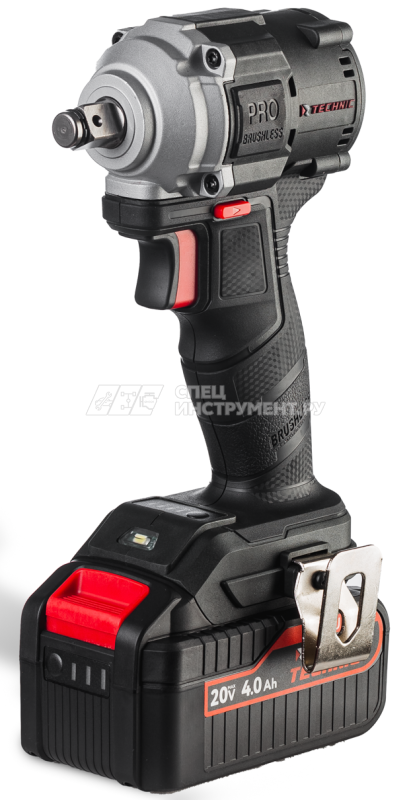 Гайковерт ударный аккумуляторный RUNTEC TECHNIC 1/2", 20В, 2*4Ач, 300Нм