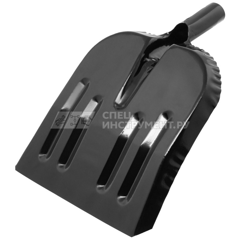 Лопата для уборки снега стальная эмалированная, 320х340 мм, без черенка// Россия