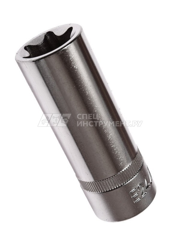 Головка торцевая глубокая TORX 1/2" х E24, длина 76мм