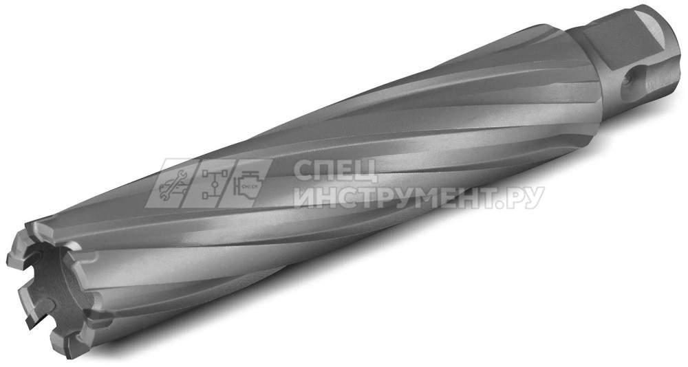 Сверло корончатое 24 мм, HSS с твердосплавными напайками, Lap110 мм, универсальный хвостовик