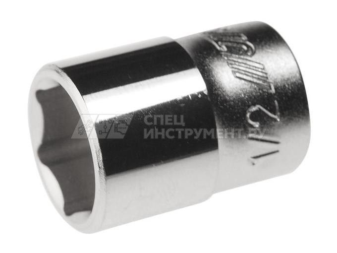 Головка торцевая 6-гранная 1/4" х 1/2", длина 25мм