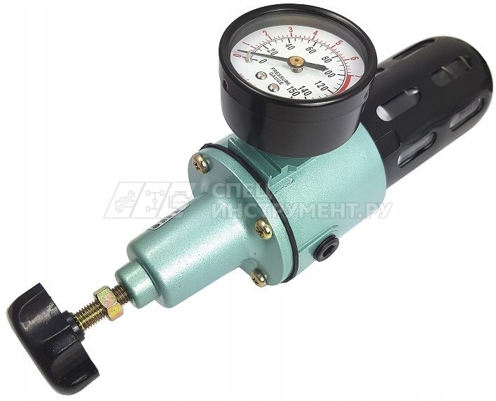 Фильтр тонкой очистки 5Мк с регулятором и манометром для пневмосистем 3/8"