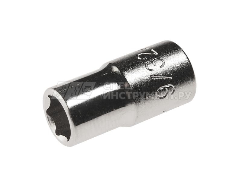 Головка торцевая 6-гранная 1/4" х 9/32", длина 25мм