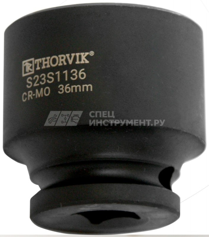 S23S1136 Головка торцевая ударная 1/2"DR, 36 мм