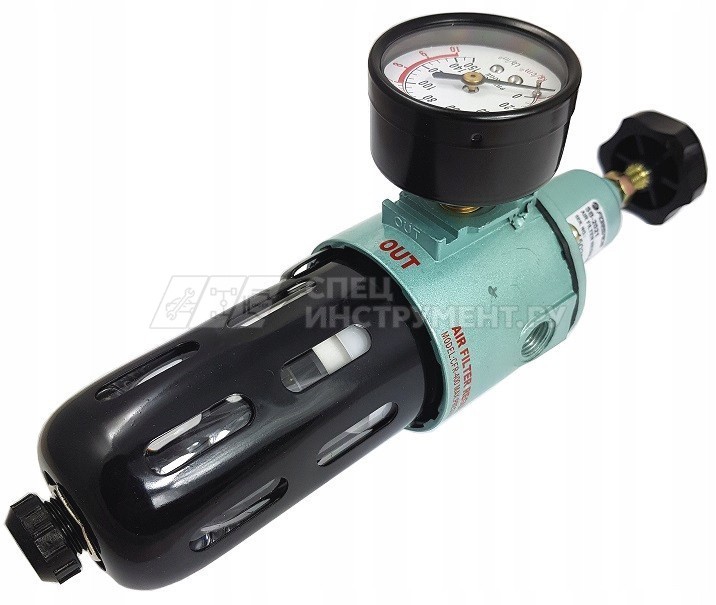 Фильтр тонкой очистки 5Мк с регулятором и манометром для пневмосистем 3/8"