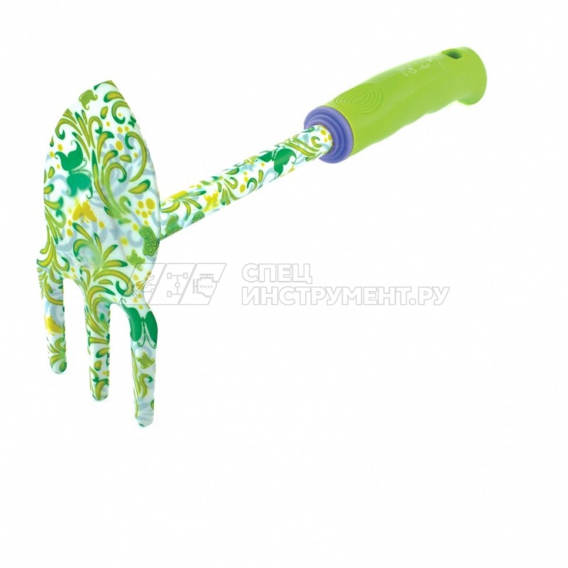 Мотыжка комбинированная, 70х310 мм, стальная, пластиковая рукоятка, FLOWER GREEN// Palisad