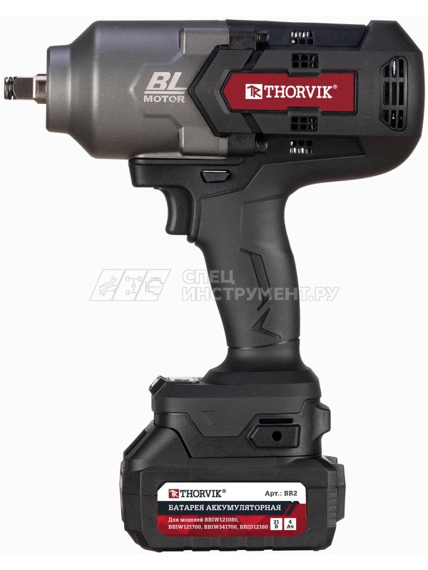 BBIW121700 Гайковерт ударный аккумуляторный бесщёточный 1/2"DR, 21В, 1700 Нм