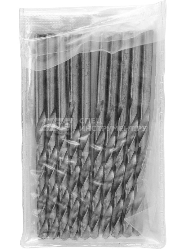 Сверло спиральное по металлу HSS, d4.0 мм