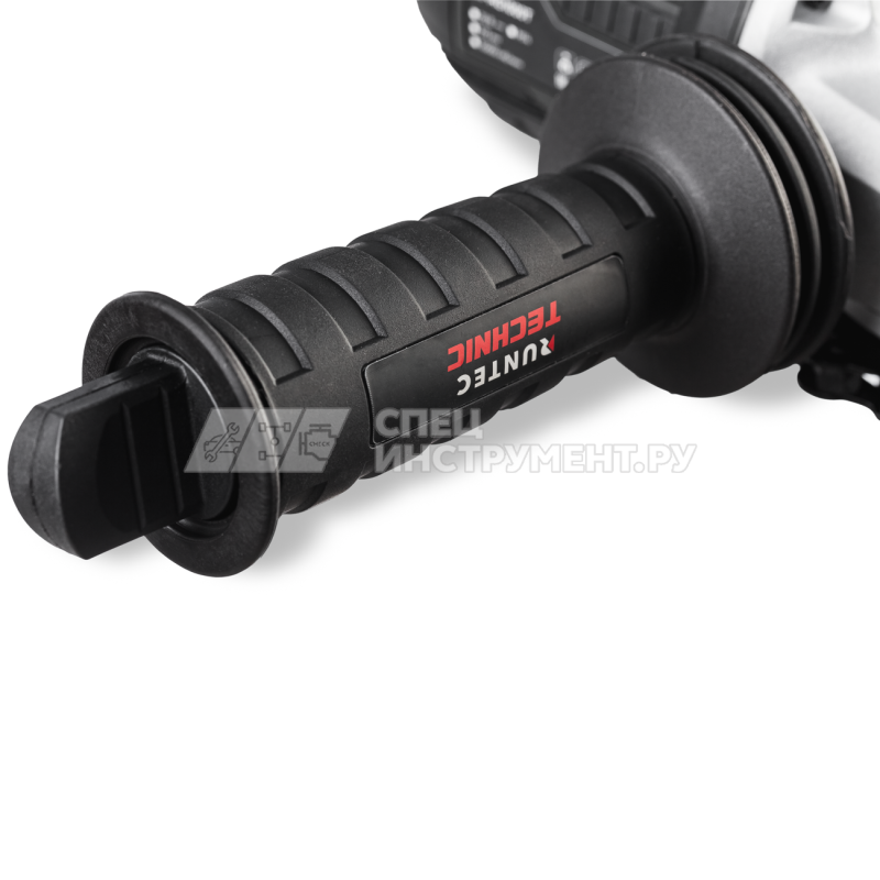 Шлифмашина угловая аккумуляторная RUNTEC TECHNIC 125 мм, 20В, 2*4Ач, 1000Вт