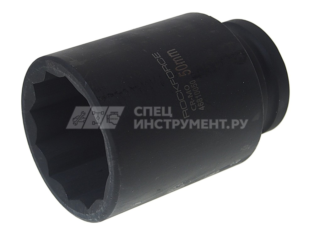 Головка ударная глубокая 3/4", 50мм 12-гранная ROCKFORCE  RF-46810050 /1