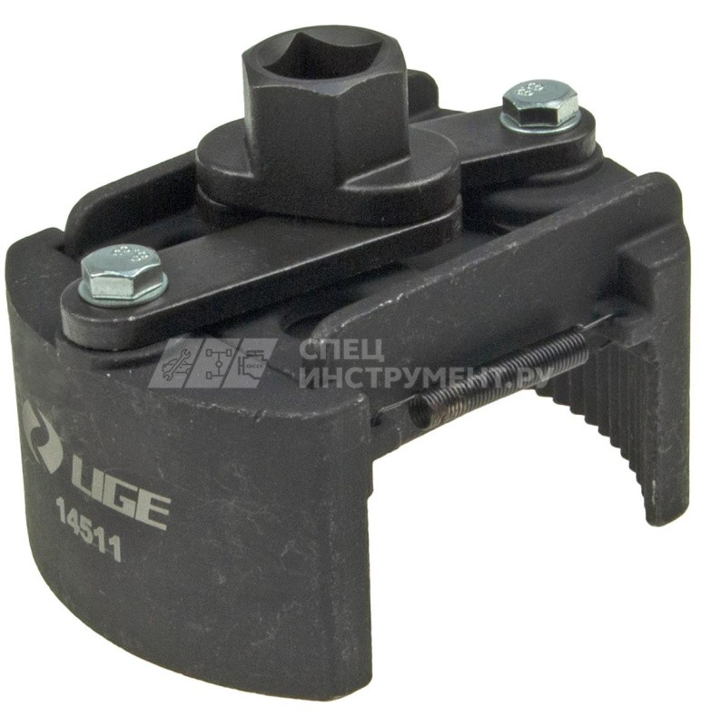Съемник маслянного фильтра двухзахватный 1/2" (80-105мм) LIGE LG-14511
