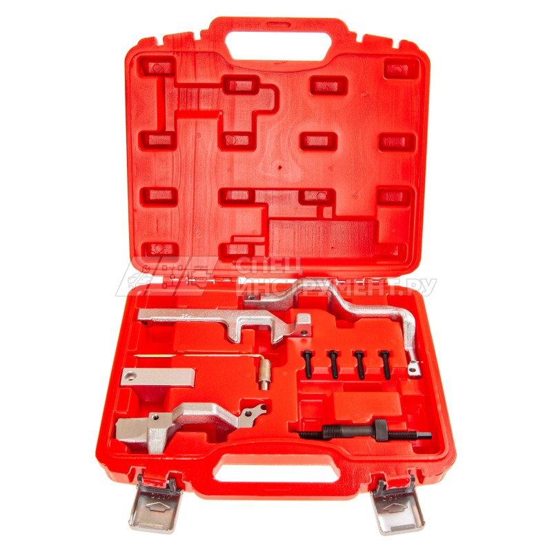 Набор фиксаторов для обслуж. двигателей ER-86727 BMW,Сitroen,Peugeot MINI,PSA 10пр (1.4,1.6,1.4VTi,1.6VTi 16V), в кейсе ЭВРИКА