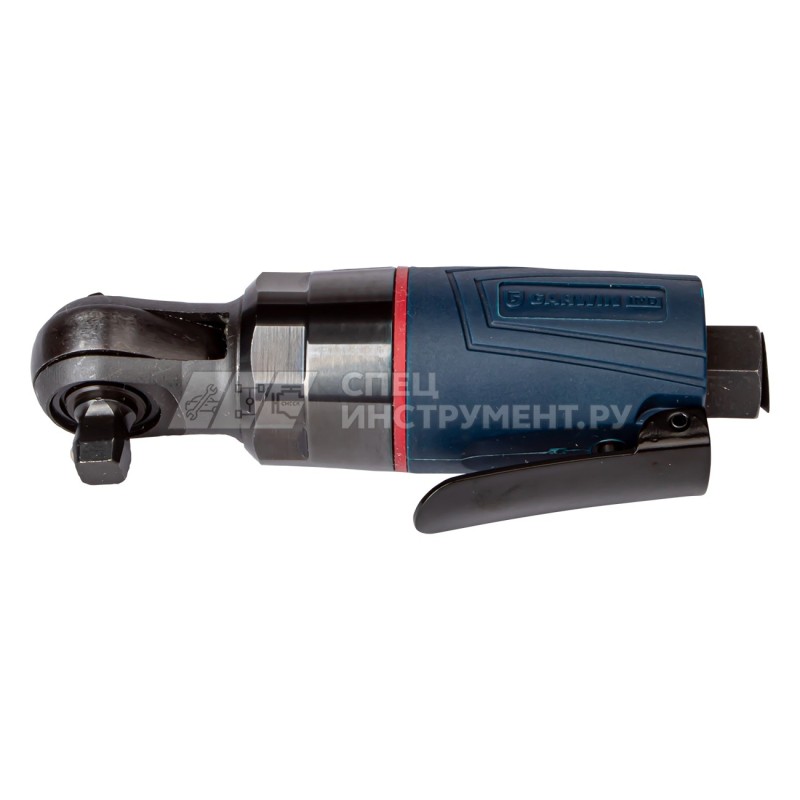 Пневмотрещотка 3/8" 50 Нм (5.1 кГм), укороченная, композитная