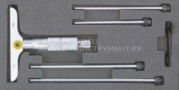 Глубиномер микрометрический 0,01 мм, 0—300 мм, база 101,5 мм
