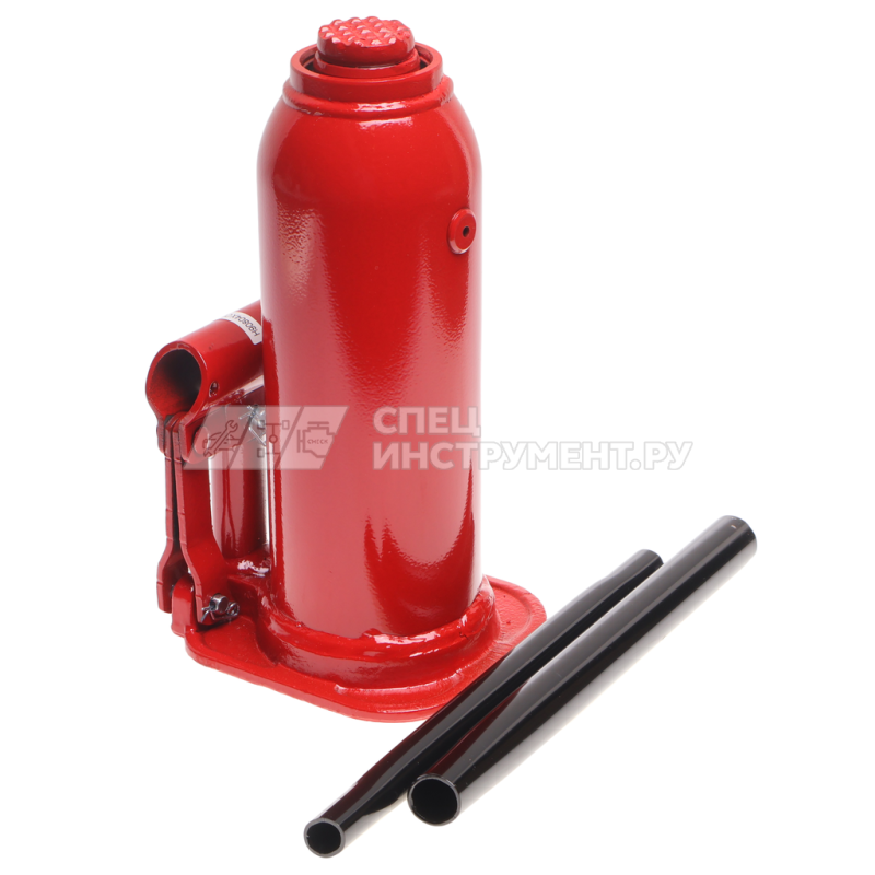 Домкрат гидравлический бутылочный 8т (h min-222мм, h max-447мм, ход штока-145мм, ход винта-80мм) GTE /1/4