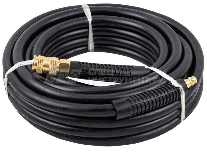 Шланг резиновый воздушный армированный с фитингами 10мм x 15мм x 10м