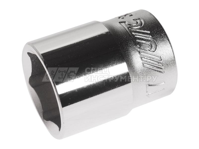 Головка 6-гранная 3/8" 17мм, длина 30мм