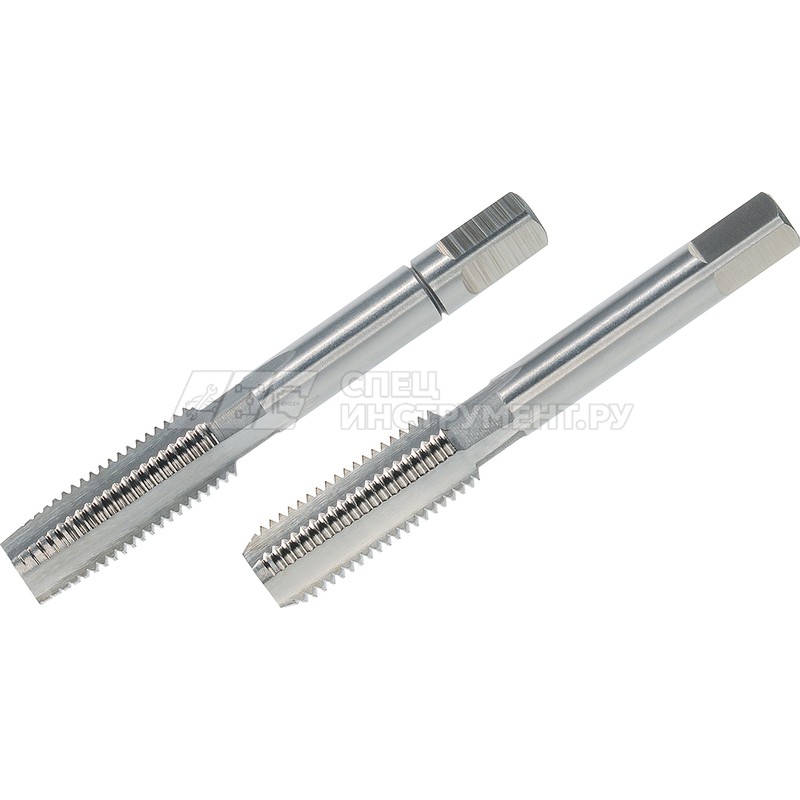 Метчики ручные M10x1.25, DIN 2181, HSS-G, комплект из 2 штук, левые