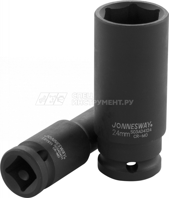 Торцевая головка ударная глубокая 1/2"DR, 21 мм