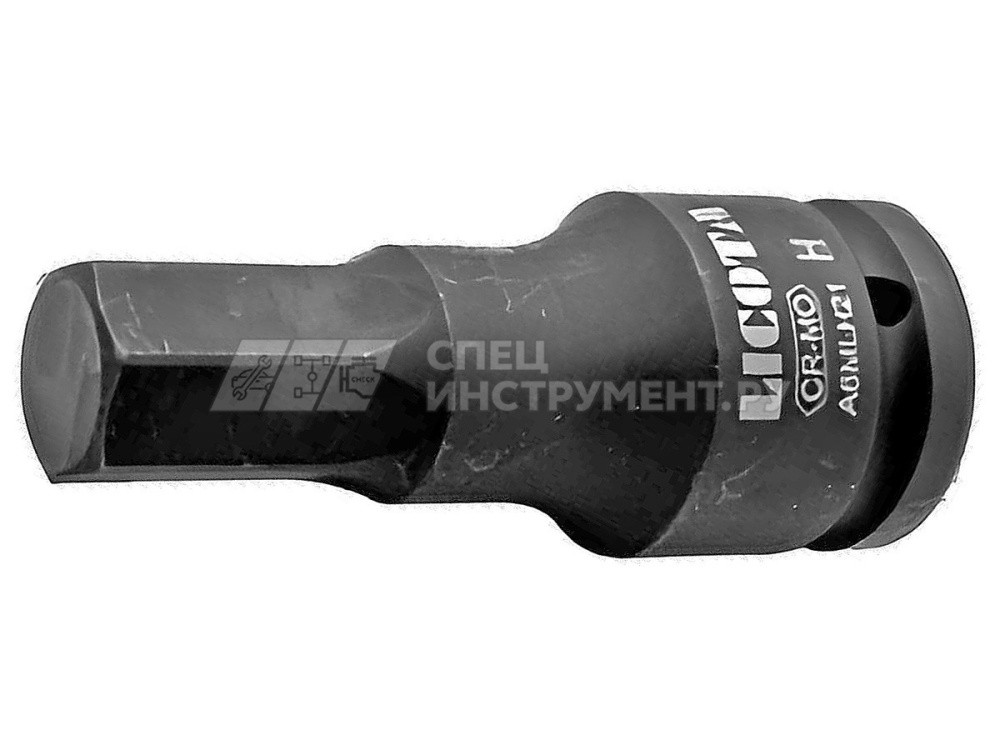 Головка торцевая ударная HEX 3\4\" 19 мм L=100 мм