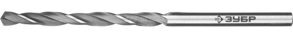 ЗУБР ПРОФ-В 3.9х75мм, Сверло по металлу, сталь Р6М5, класс В