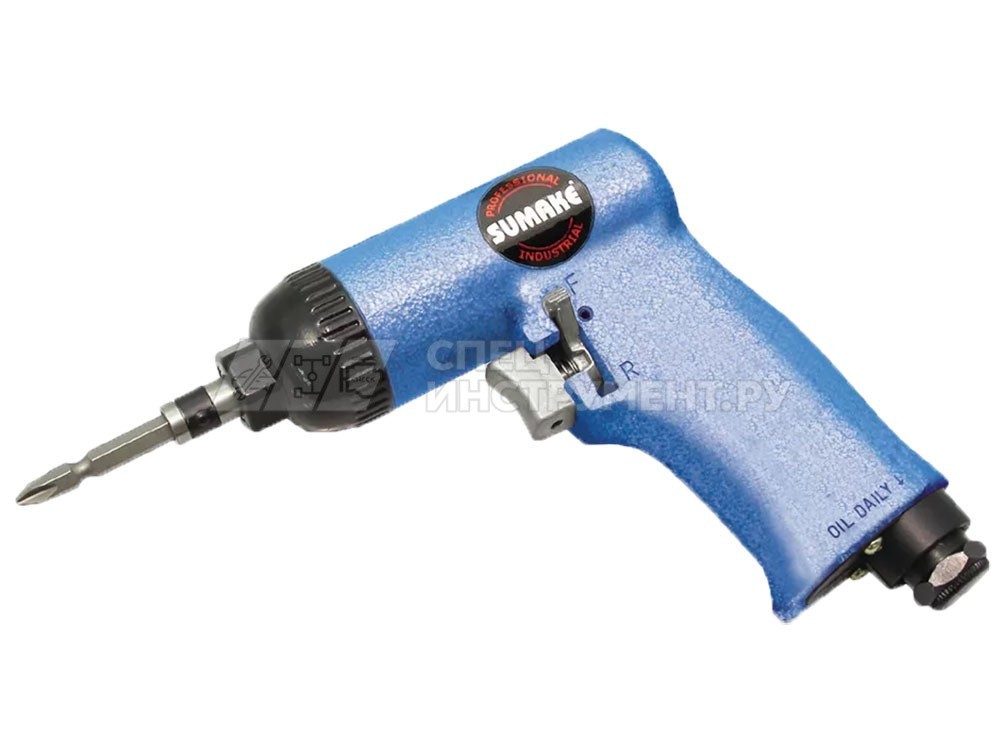 Пневмошуруповерт 1/4", 2,3-6,9 нм,10000об/мин., 142л/мин