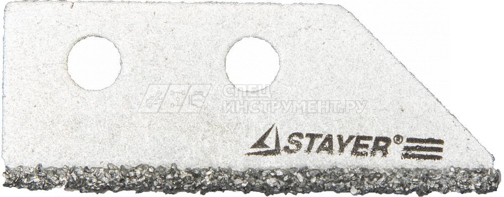 Лезвие STAYER "PROFI" сменное с карбидным напылением для скребка 33415, 2шт.