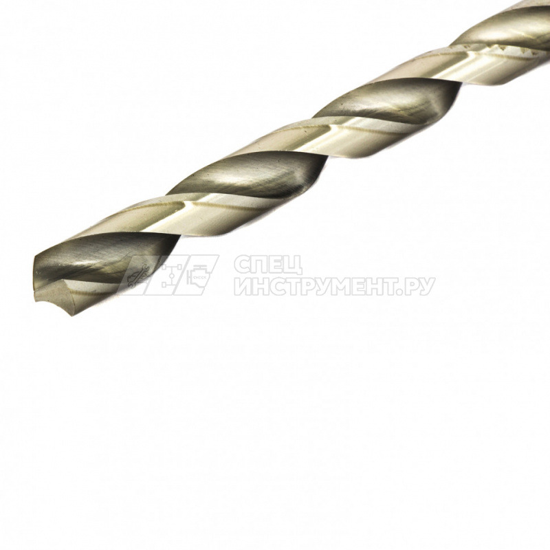 Сверло по металлу, 11,0 х 195 мм, полированное, удл., HSS, 5 шт. цил. хв.