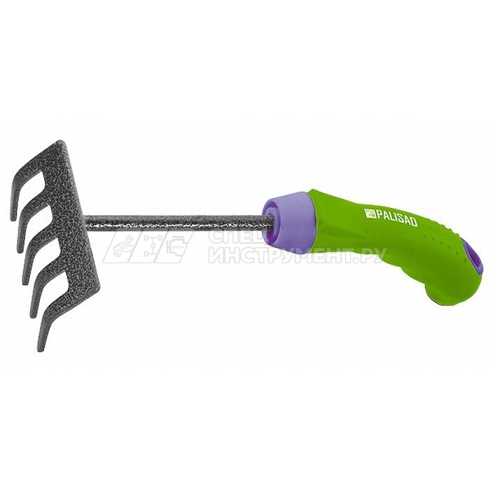 Грабли 5-зубые, 90 мм, защитное покрытие, обрезиненная эргономичная рукоятка