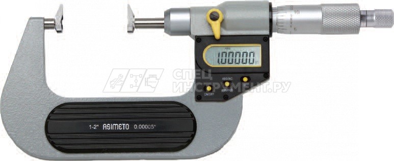 Микрометр с измерительными губками цифровой IP65 0,001 мм, 75-100 мм