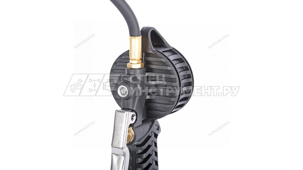 Пистолет профессиональный для подкачки колес, цифровой, обрезиненный, для грузовых авто