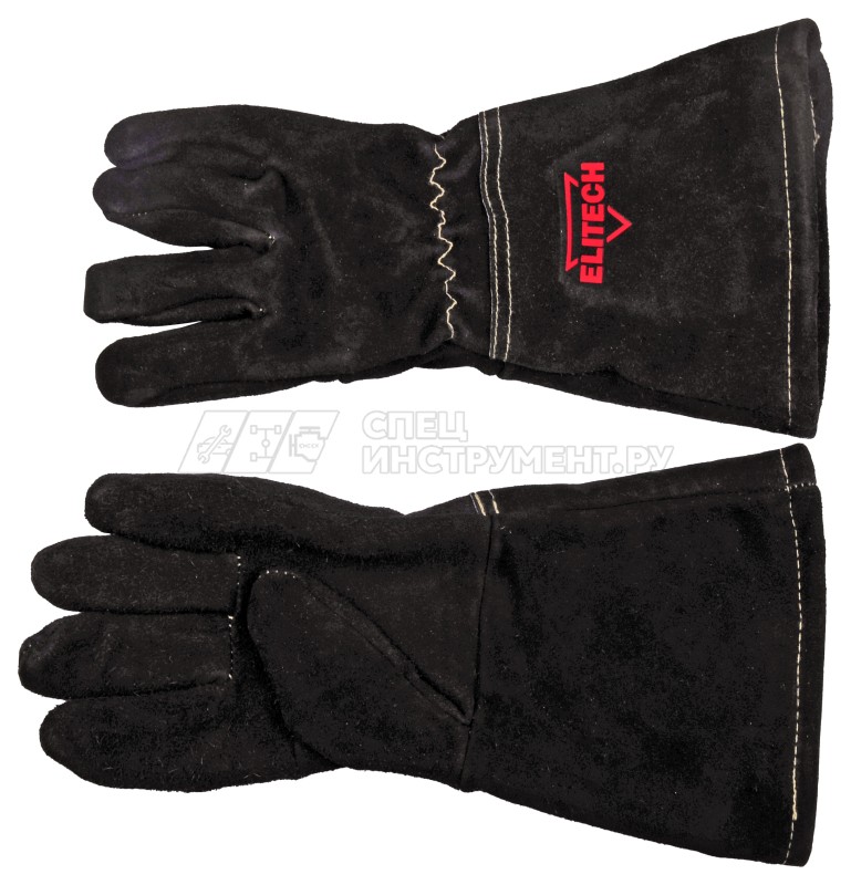 Краги сварщика, черные, спилок, нить kevlar, 204445