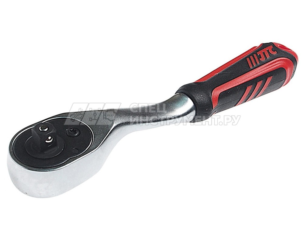 Трещотка 1/4" 72-зубцовая изогнутая, L-147мм