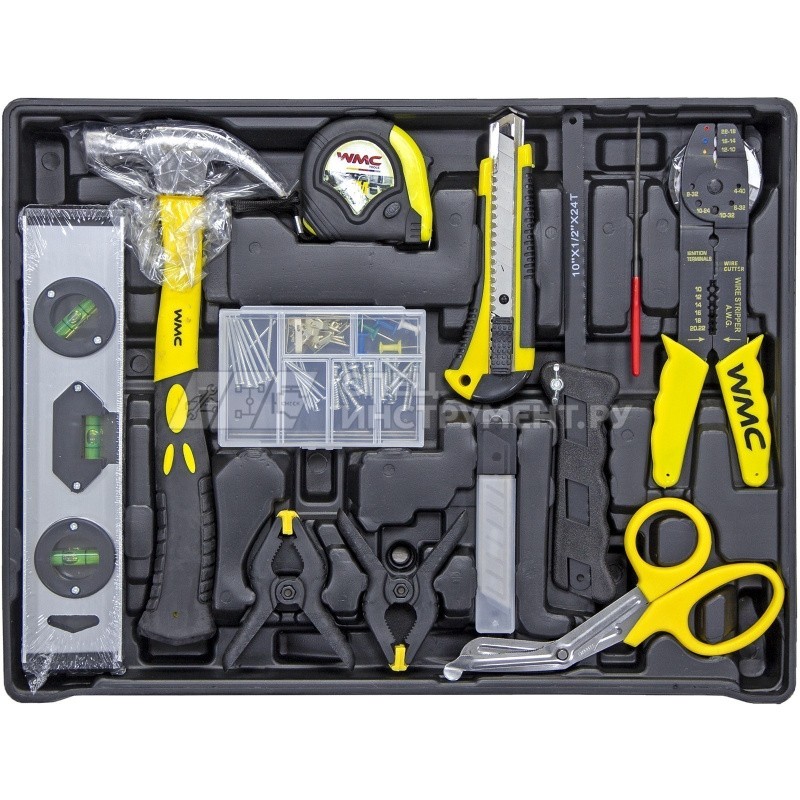 Набор инструментов 300пр  1/2'',1/4''(6гр.)(4-30мм,4 полки),"дорожный кейс"