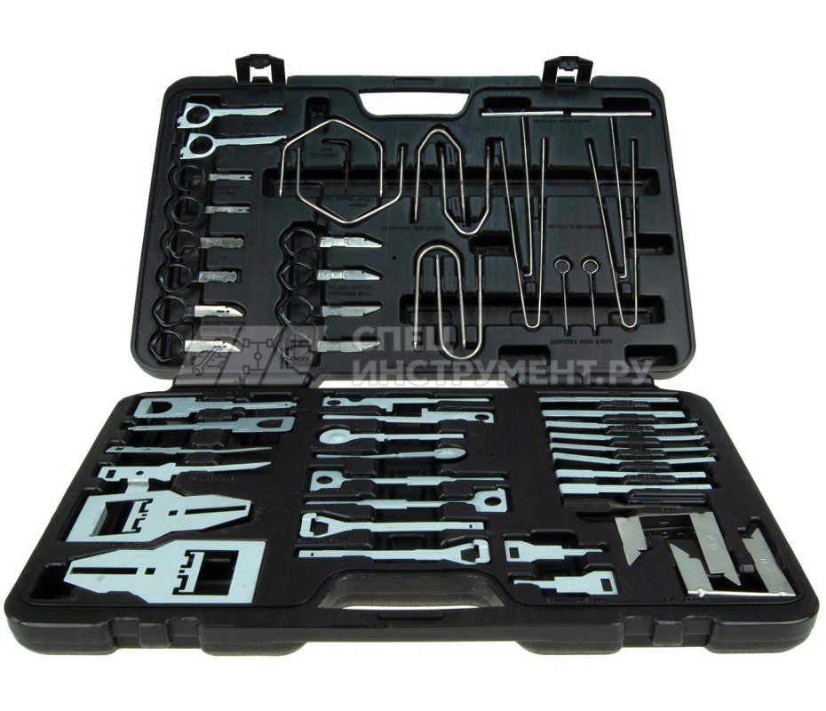 Набор приспособлений для демонтажа магнитол/радиоаппаратуры 52пр. LIGE LG-14981