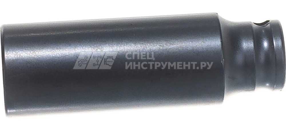 Головка торцевая 12мм 1/4" 6-гранная ударная удлиненная L= 60 мм ROCKFORCE RF-4255012 /1/10/180