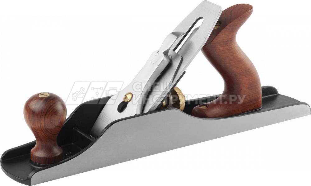 Рубанок KRAFTOOL Premium серии "PRO" металлический, рукоятка – Бубинга, модель "5", 350х50мм, нож 50мм, лезвие 3мм