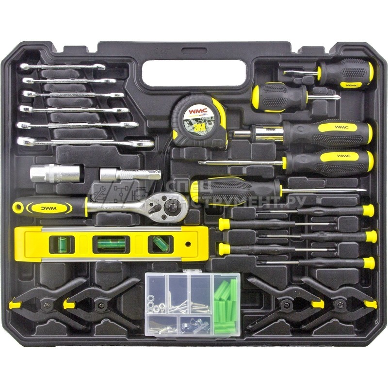 Набор инструментов 168пр. 1/4'', 3/8'(6гр)'(4-19мм)