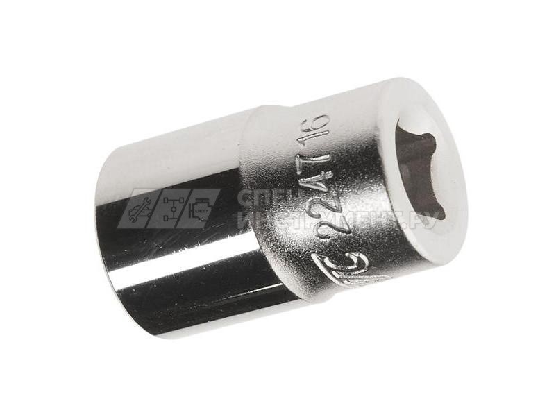 Головка торцевая 6-гранная 1/4" х 7/16", длина 25мм