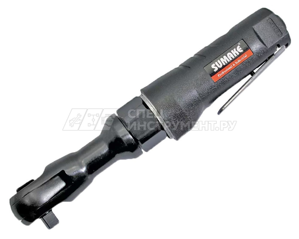 Пневмотрещотка, 1/2" 100Нм, 160об/мин, с набором головок 10-17мм