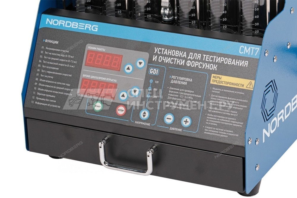 Установка для тестирования и очистки форсунок GDI
