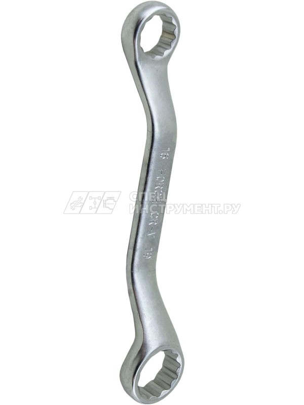 Ключ накидной отогнутый 45° 16*19 мм.(мини)