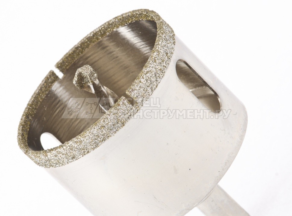 Сверло алмазное по керамограниту, 55 х 67 мм, 3-гранный хвостовик
