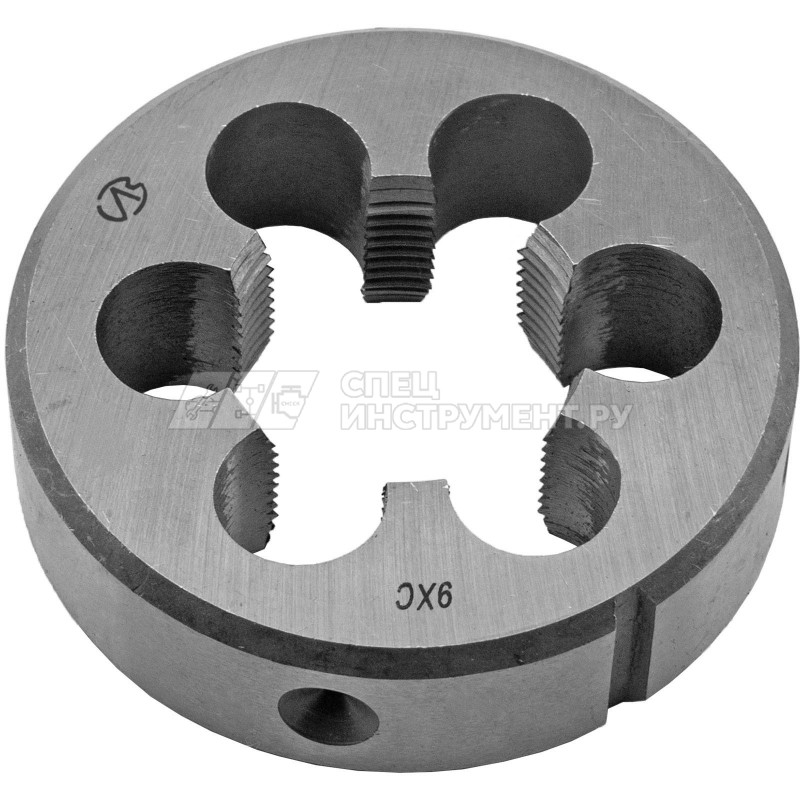 Плашка дюймовая 1 1/2"- 6 UNC 60° 9ХС "GRIFF"