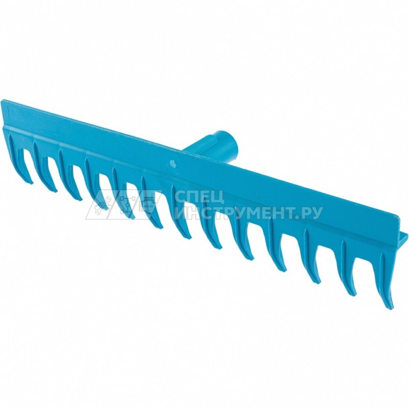 Грабли 13-зубые полипропиленовые с ребрами жесткости без черенка, усиленные
