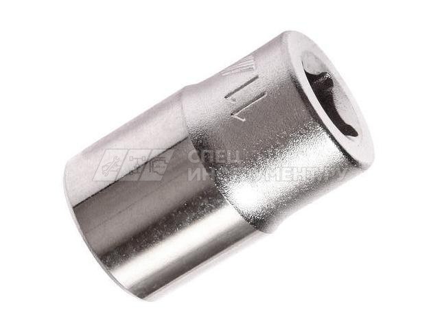 Головка торцевая 6-гранная 1/4" х 11мм, длина 25мм