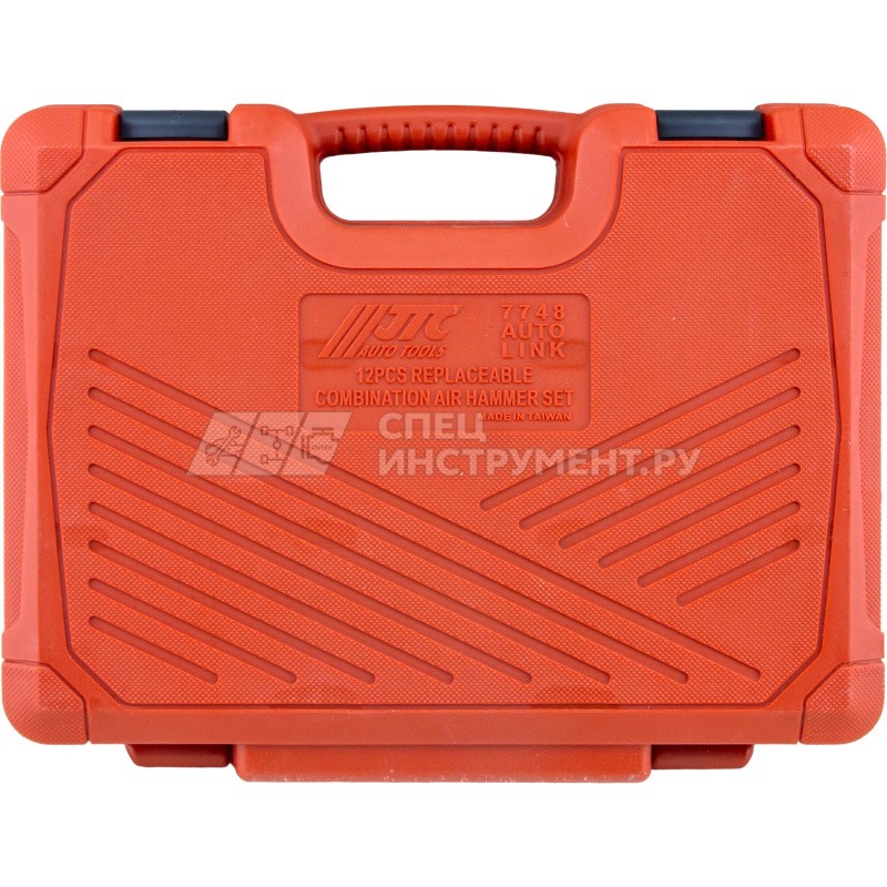 Пневмомолоток 2100 ударов в минуту с набором зубил, 12пр.