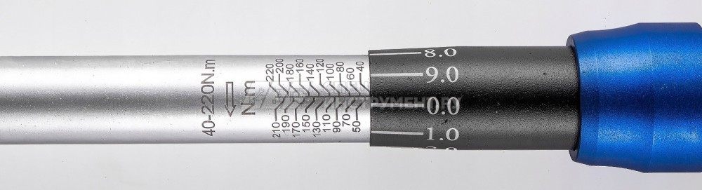Ключ динамометрический RF-6474535 щелчкового типа с быстр.фикс. "Premium" 40-220Нм,1/2",в пласт. кей