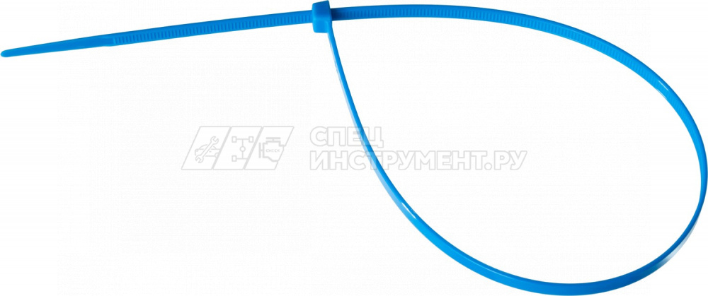 Кабельные стяжки синие КС-С1, 3.6 x 300 мм, 100 шт, нейлоновые, ЗУБР Профессионал